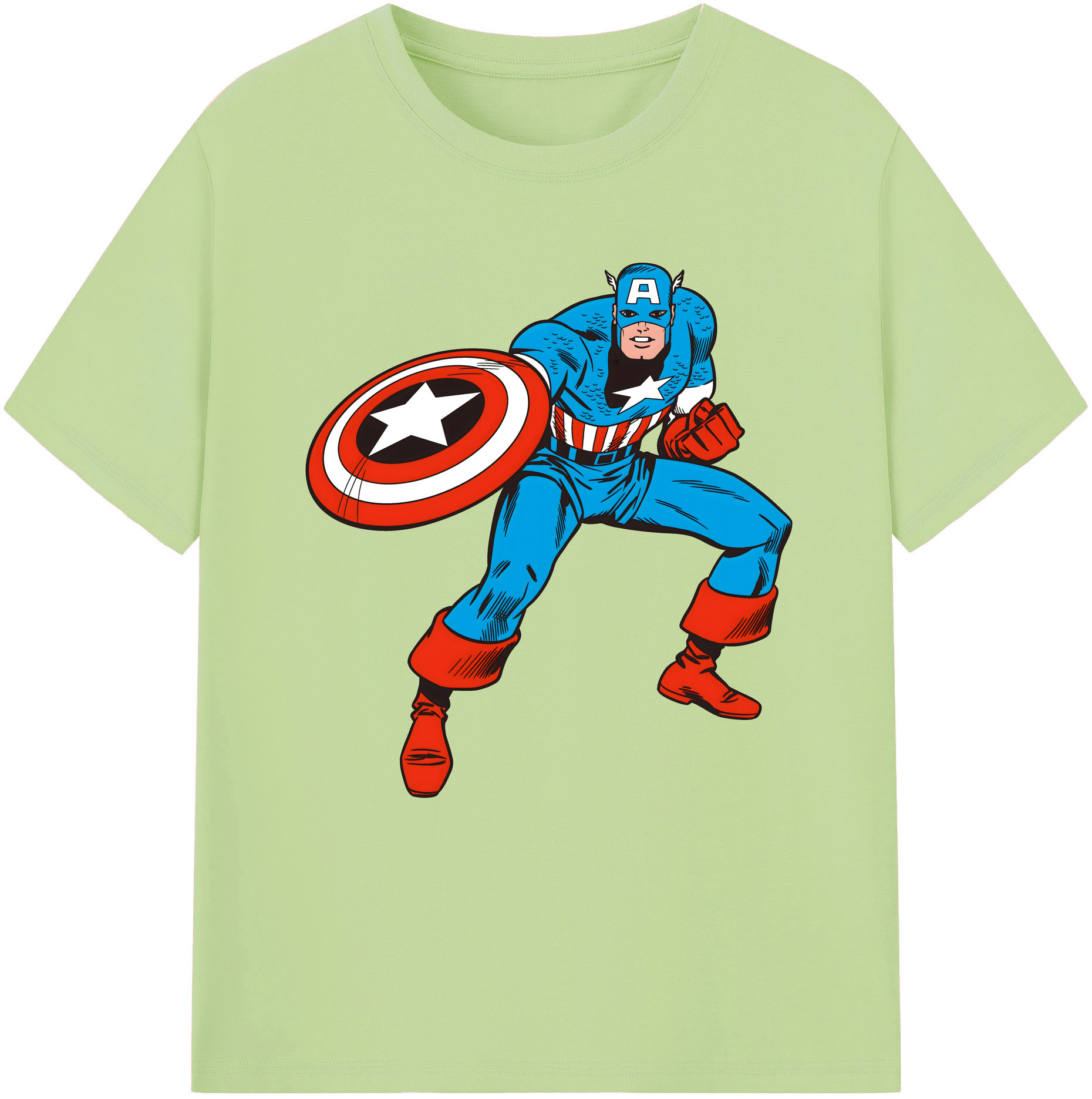 （画像用） アベンジャーズ The Avengers 綿100％半袖Tシャツ（フロントプリント）